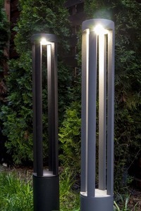 Grauer Metalllichtmast LED Windmühlenpfosten 80cm 10W 6400K / 4000K / 2700K 9 Grauer Metalllichtmast LED Windmühlenpfosten 80cm 10W 6400K / 4000K / 2700K small 9