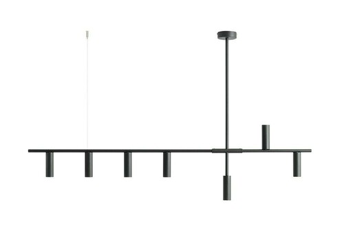 Prüfen Pendelleuchte Aldex Trevo 7 Schwarz Metall 1104T1
