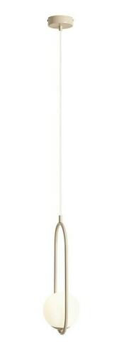 Prüfen Pendelleuchte Aldex Riva Beige Glas Metall 1086G17