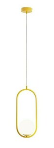 Pendelleuchte Aldex Riva senfgelb Metall Glas 1086G14 small 0