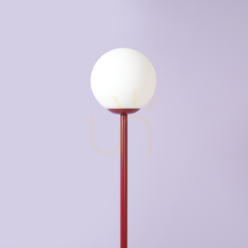 Prüfen Aldex Pinne Red Wine 1080A15 Stehlampe, bordeauxrot, 162 cm