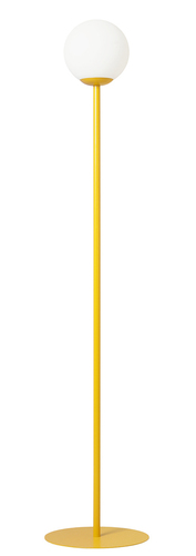 Prüfen Stehlampe Aldex Gelb Metall Glas 162 cm 1080A14