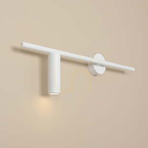 Aldex Trevo All White 1104C Wandleuchte links, weiß, GU10 mini, 60 cm small 2