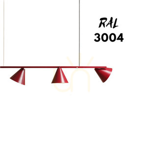 Pendelleuchte Aldex Form 4 rotwein 4-flammig E27 Metall 1108L15 2 Pendelleuchte Aldex Form 4 rotwein 4-flammig E27 Metall 1108L15 small 2