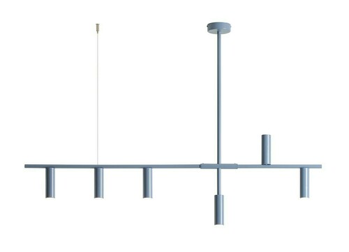 Prüfen Pendelleuchte Aldex Trevo 6-fach blau Metall GU10-MR11 1104K16