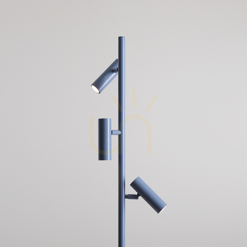 Prüfen Stehleuchte Aldex Trevo Dusty Blue, Metall, 3×GU10 mini, 164 cm, 1104A16