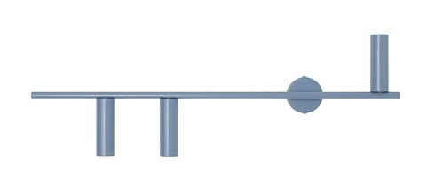 Prüfen Wandleuchte Aldex Trevo 3-strahlig Blau Metall LED GU10 1104Y16