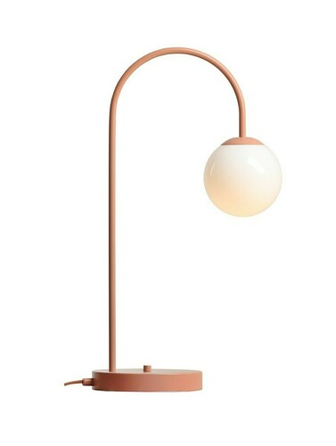 Prüfen Schreibtischlampe Aldex Rot Metall Glas 60 cm 1116B11