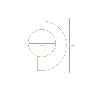 Wandleuchte Aldex Loop Red Wine burgunderrot E14 1125C15 small 3