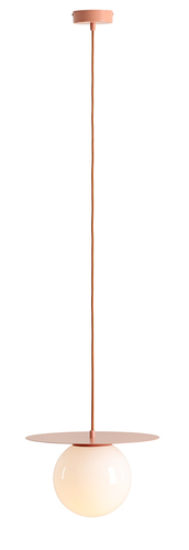 Prüfen Pendelleuchte Aldex Loop Coral M Rot Metall Glas 1125G11_M