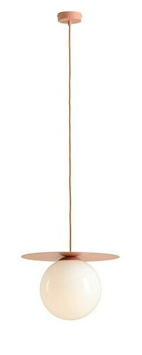 Prüfen Pendelleuchte Aldex Loop Coral rot Metall Glas 40 cm 1125G11_L