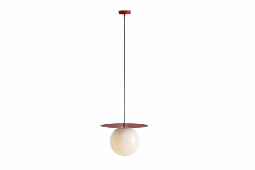 Prüfen Pendelleuchte Aldex Loop rot Glas Metall E27 1125G15_L