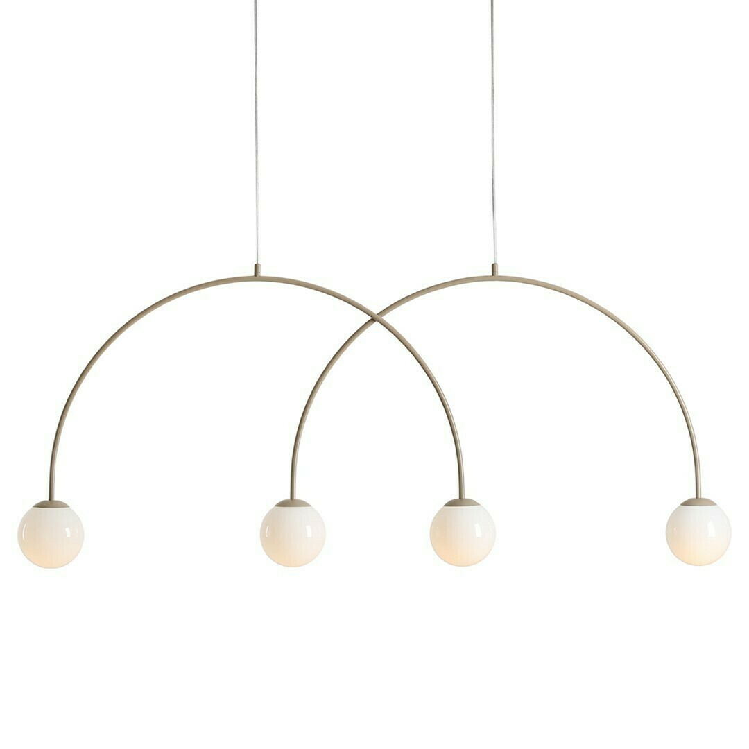 Prüfen Pendelleuchte Aldex Una 4 Beige Metall Glas 1116L17_L Pendelleuchte Aldex Una 4 Beige Metall Glas 1116L17_L