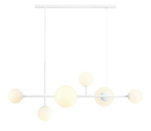 Prüfen Pendelleuchte Aldex Dione 6 Weiß Metall Glas 1092K_2