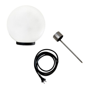 LUNA BALL 20 cm Dekorative Gartenkugel mit Montageset – UV-beständig small 2
