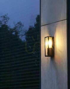 Außenwandleuchte SU-MA Porto schwarz Aluminium E27 IP65 M1976 small 1