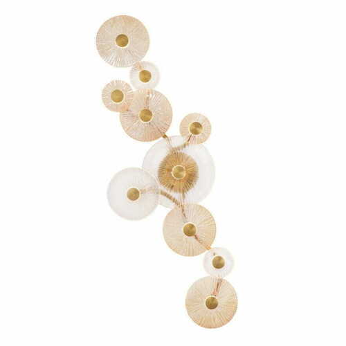 Prüfen Wandleuchte Max Light Allure W0354 10-flammig mattgold Metall Glas 3000K