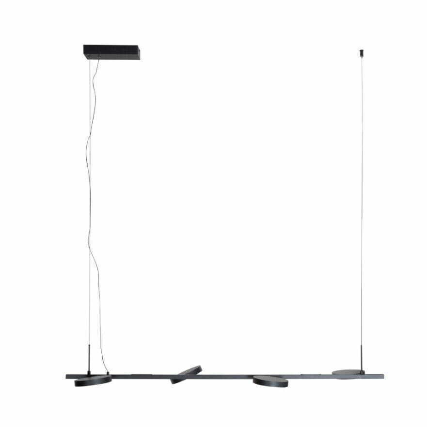 Pendant Light Max Light Ibiza IV P0529 Black 4-Light LED 120 cm