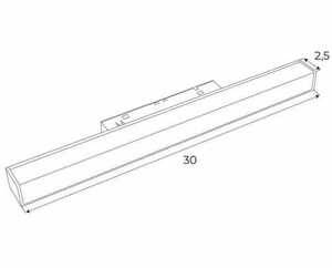 Magnetische Stromschienenleuchte Max Light MAX M0001Z schwarz Zigbee 30 cm LED 9,4W small 1
