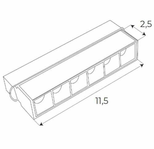 Prüfen Stromschienenleuchte Max Light MAX M0003N magnetisch LED 5,5W 3000K schwarz
