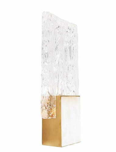 Prüfen Wandleuchte Max Light Vetro W0360 gebürstetes Gold LED 30 cm