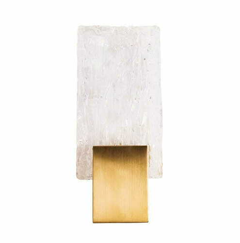 Prüfen Wandleuchte Max Light Vetro W0360 gebürstetes Gold LED 30 cm