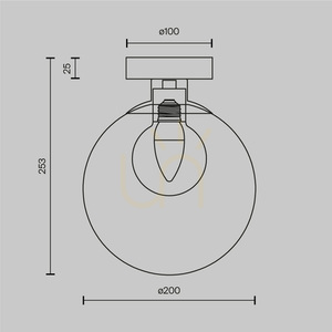 BASIC FORM MOD521WL-01G3 Wandleuchte Maytoni small 7