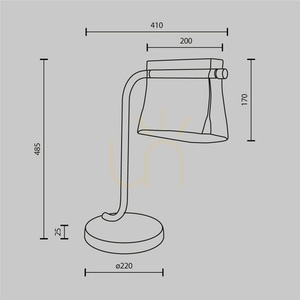 CABARET MOD170TL-L8BS3K Tischleuchte Maytoni small 8
