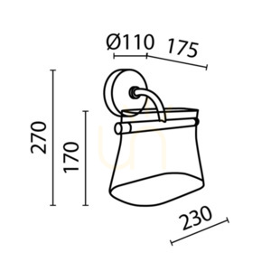 CABARET Wandleuchte MOD170WL-L8BS3K2 Maytoni small 8