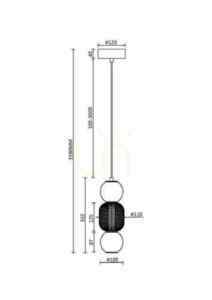 Pendelleuchte Maytoni Drop MOD273PL-L16CH3K Chrom 3000K small 7