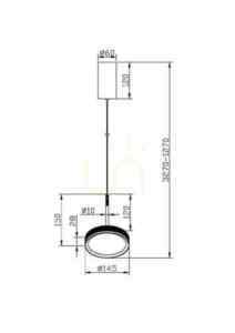 Hängeleuchte EL MOD041PL-L15TR3K Maytoni small 11