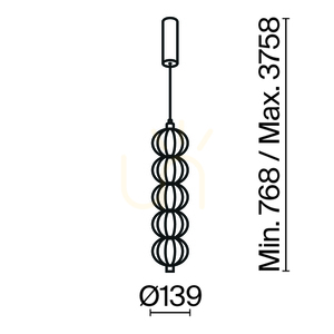 GOLDEN CAGE Hängeleuchte MOD216PL-L10G3K Maytoni small 13