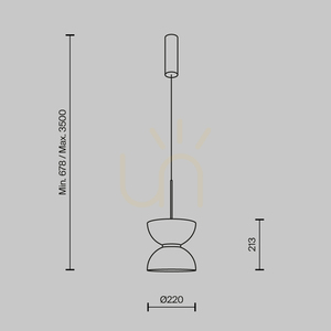 KYOTO Pendelleuchte MOD178PL-L11W3K Maytoni small 7