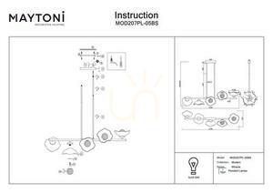 MIRACLE Pendelleuchte MOD207PL-05BS Maytoni small 5