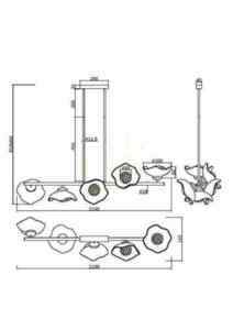 MIRACLE Pendelleuchte MOD207PL-05BS Maytoni small 6