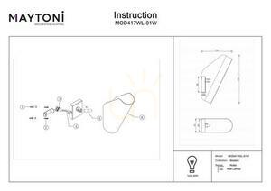 Wandleuchte NOTTA MOD417WL-01W Maytoni small 3