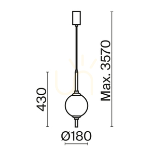 THE SIXTH SENSE Pendelleuchte Z020PL-L6BS3K Maytoni small 10