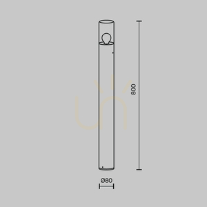 AMAS Lichtmast O432FL-01GF1 IP54 Maytoni small 6