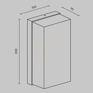 BADD Außenwandleuchte O454WL-L10GF3K IP54 Maytoni small 8