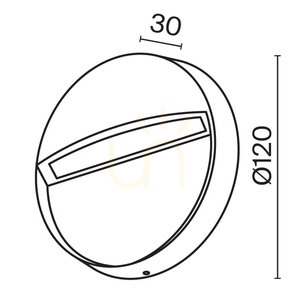 MANE Treppenhausleuchte O046SL-L3W3K IP54 Maytoni small 10