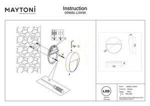 MANE Treppenhausleuchte O046SL-L3W3K IP54 Maytoni small 7