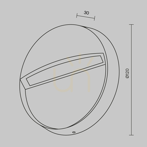 MANE Treppenhausleuchte O046SL-L3W3K IP54 Maytoni small 8