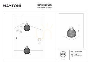 PLET OSL599FL-L5B3K IP65 Maytoni Solar-Standleuchte. small 7