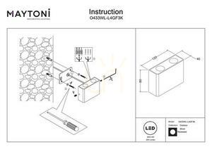 SHOW Wandleuchte O433WL-L4GF3K IP54 Maytoni small 6