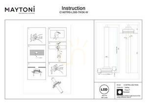 FOCUS T Einbauleuchte C140TRS-L300-7W3K-W Maytoni small 7