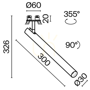 FOCUS T Einbauleuchte C141RS-L300-6W3K-W Maytoni small 12
