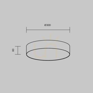 Plafond ZON C032CL-36W3K-RD-B Maytoni small 8