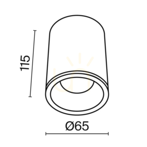 Plafond ZOOM C029CL-01-S-B IP54 Maytoni small 8