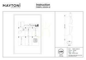 EFIR Pendelleuchte P089PL-33W3K-W Maytoni small 7