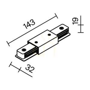 UNITY TRA001CB-11W Sammelschienenverbinder Maytoni small 7